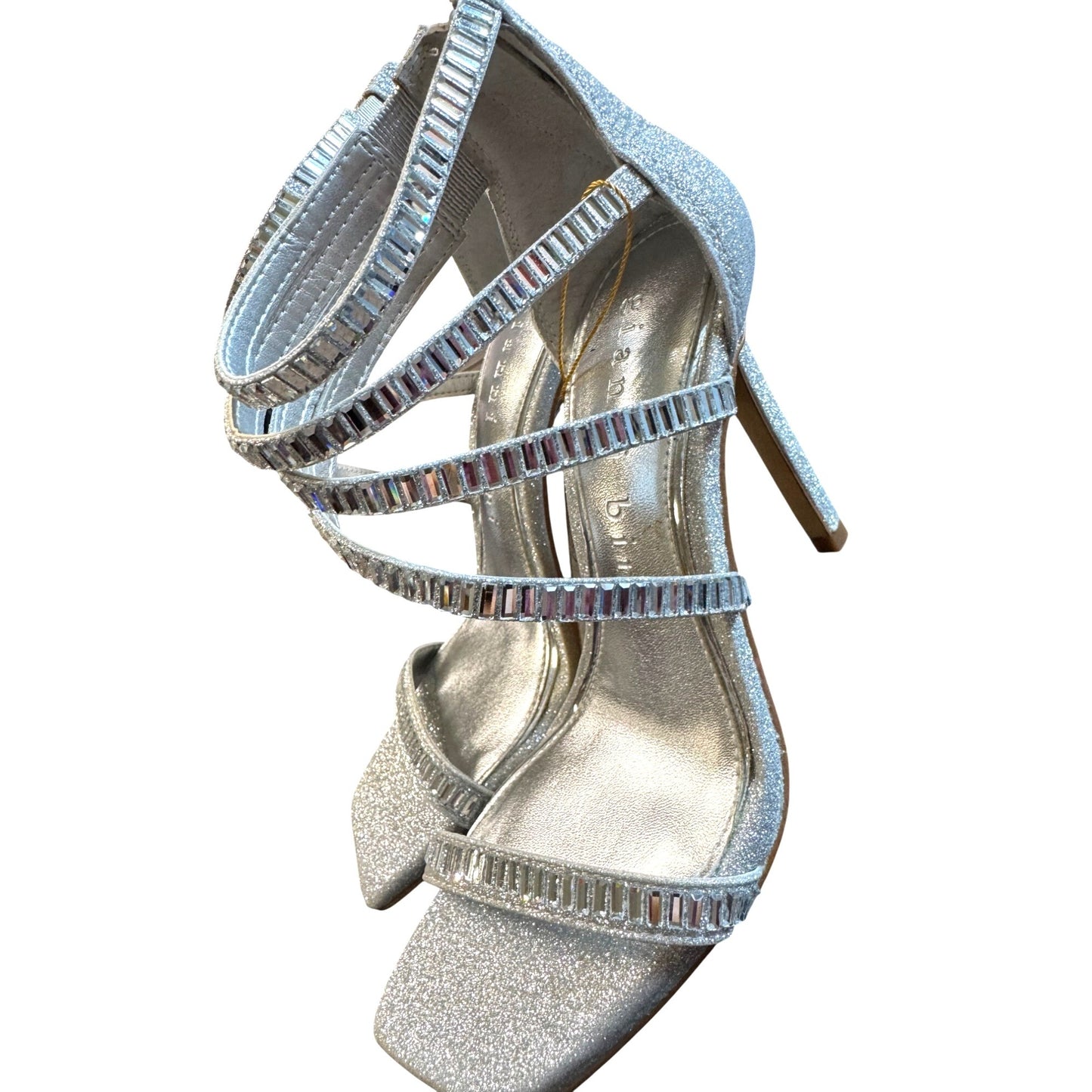 Gianni Bini Shawn Sparkle Embellished Strappy Dress Heels Size 5