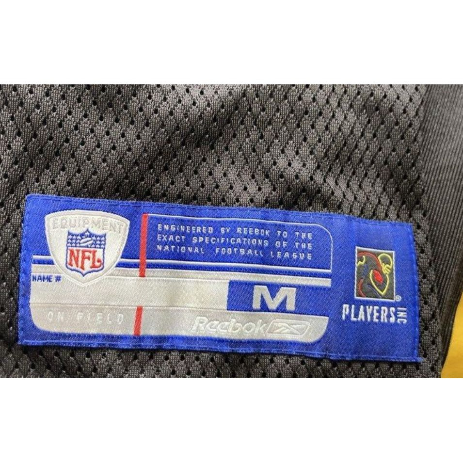Pittsburgh Steelers #7 Ben Roethlisberger Black NFL SZ M Reebok On-Field Jersey