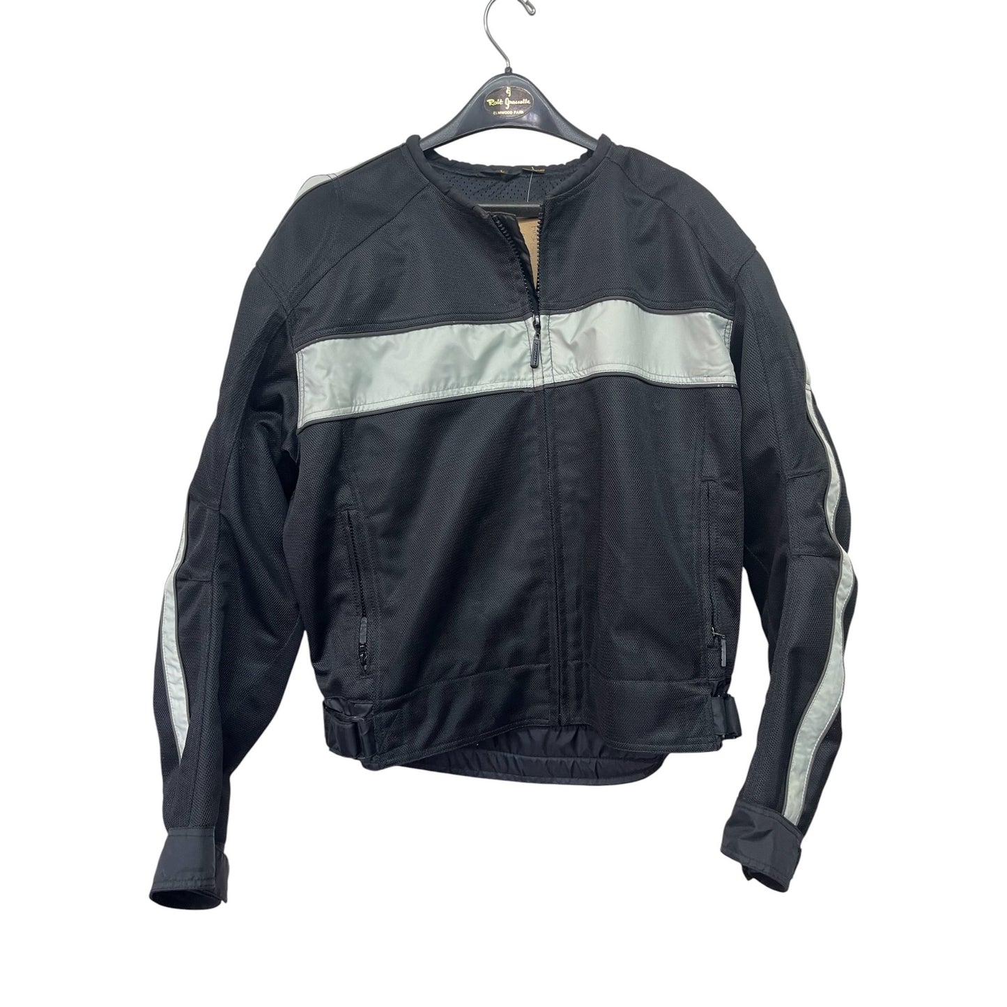 Firstgear Men's Large Black & Reflective Motorcycle Riding Jacket