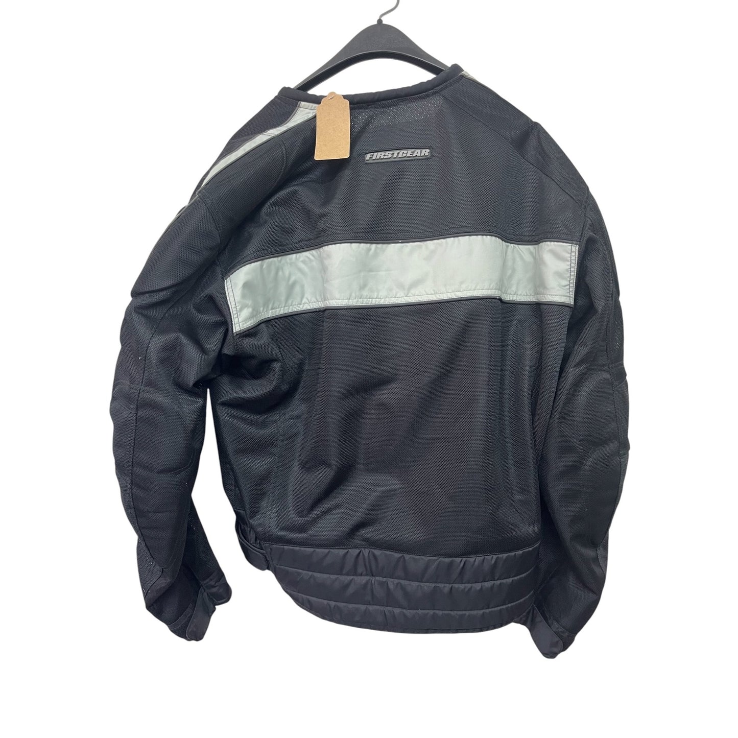 Firstgear Men's Large Black & Reflective Motorcycle Riding Jacket