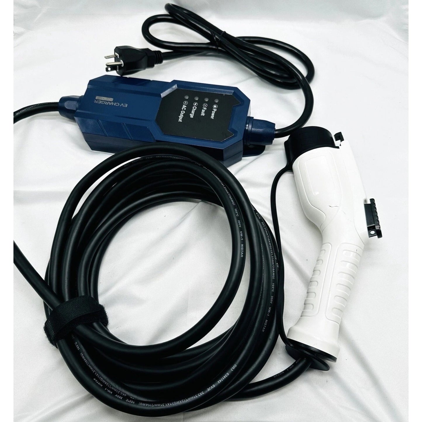 Megear Portable Level 1 EV Charger Model MG-US-WE16AN620 NEMA5-20 Plug 100-245V 16A