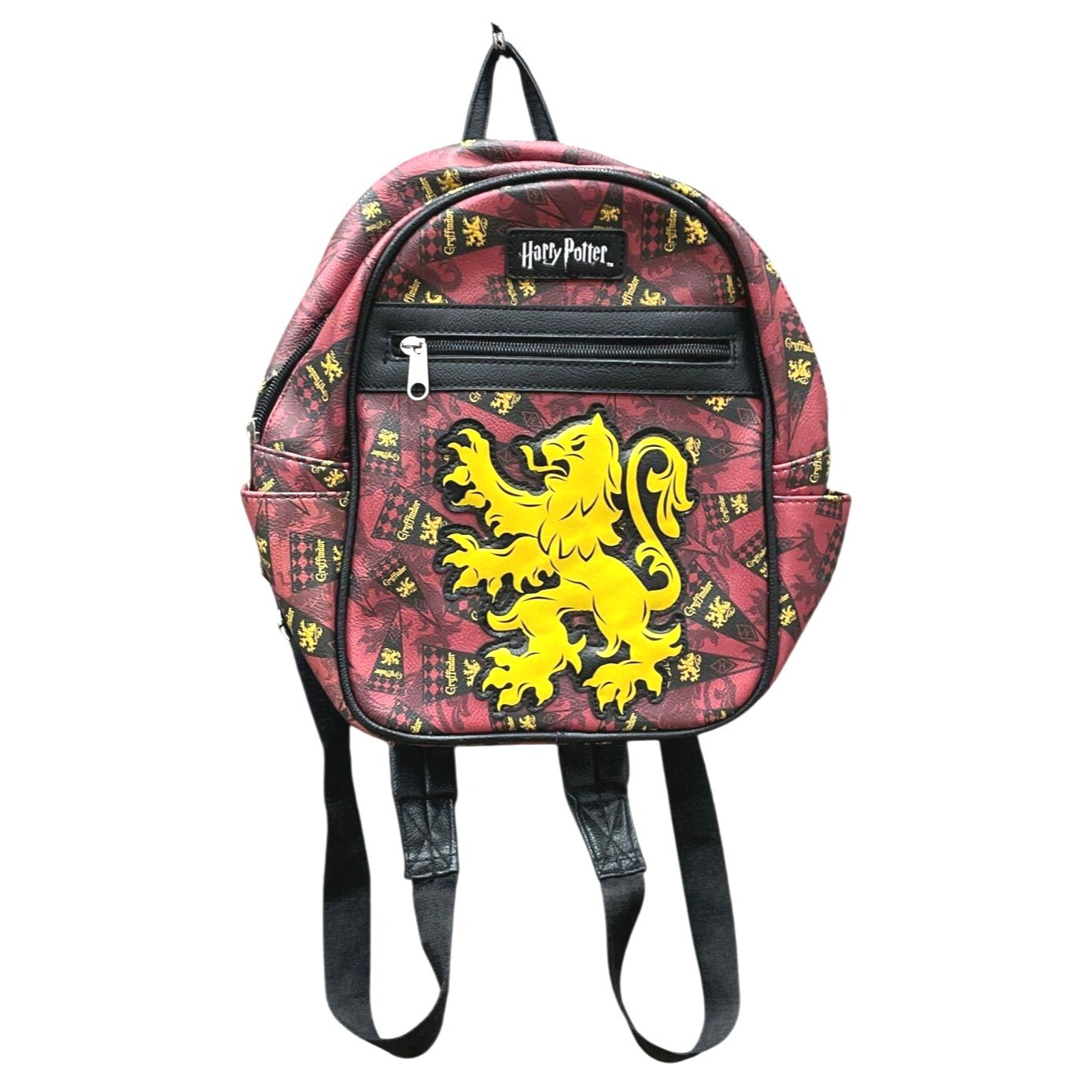 Harry Potter Gryffindor Red & Black Mini Backpack With Lion Crest