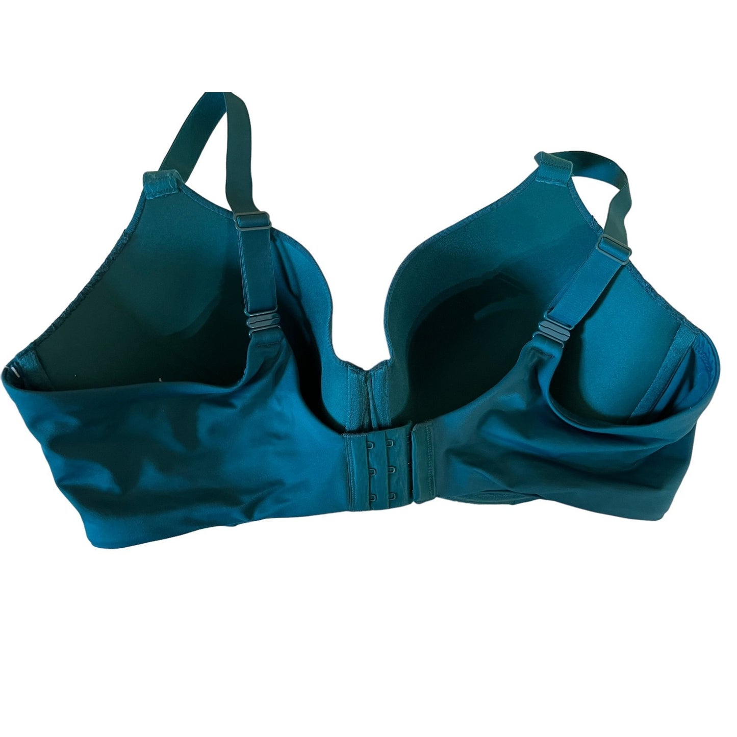 Womens Teal 40DD NWT Full Coverage Lightly Lined T-Shirt Bra With Lace Details Convertible Straps