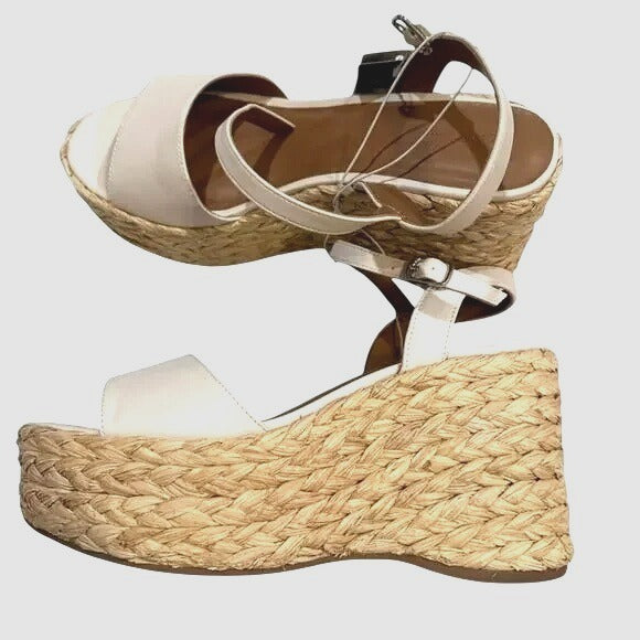 Universal Thread Women’s White ALISHA Wedge Sandal Size 8