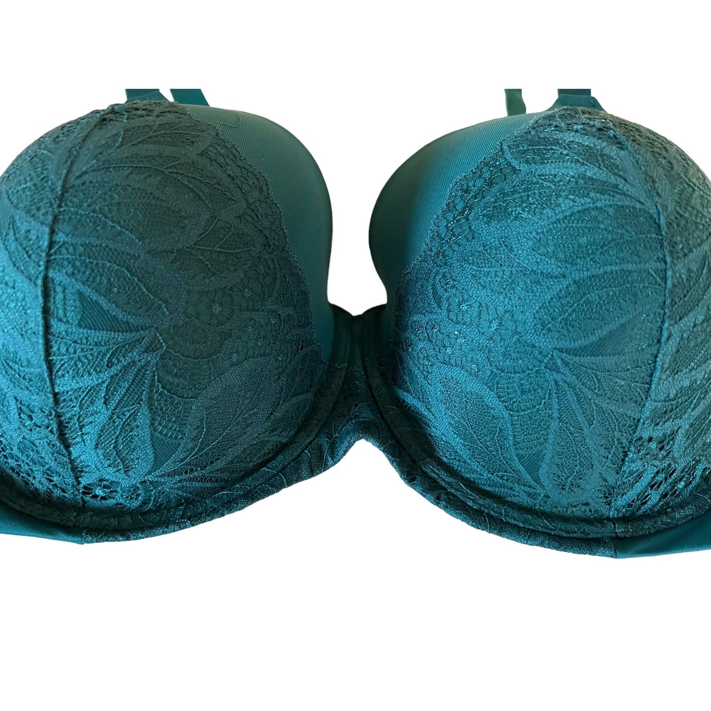 Auden Teal Lace Full Coverage Bra 44DD With Adjustable Straps NWT