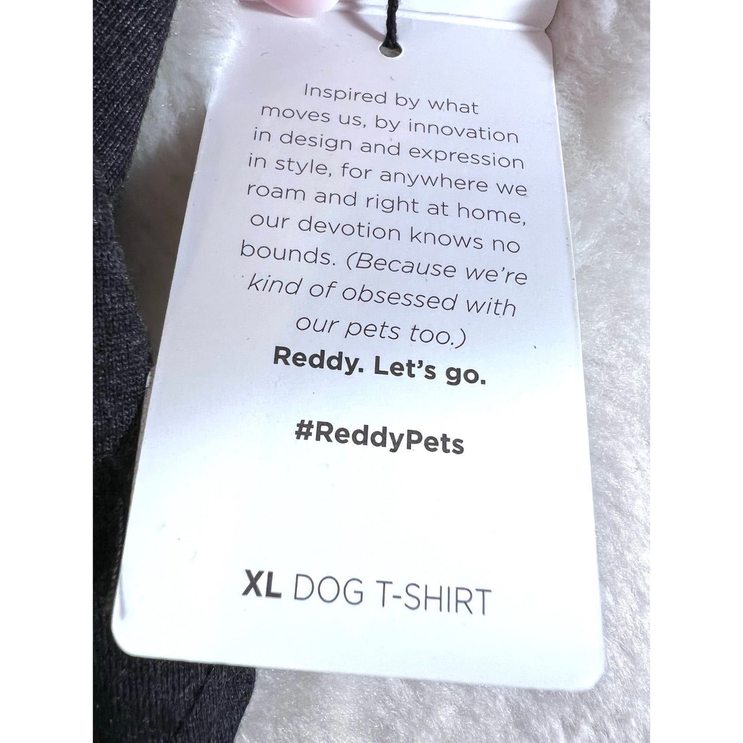 Live Your Wild XL Grey Dog T-Shirt NWT