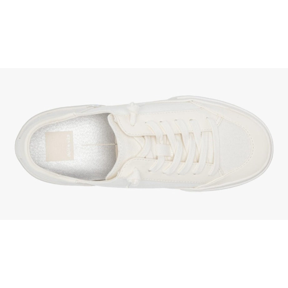 Dolce Vita Womens Zoey White Canvas Sneakers Size 9.5 Casual Comfortable Lightweight