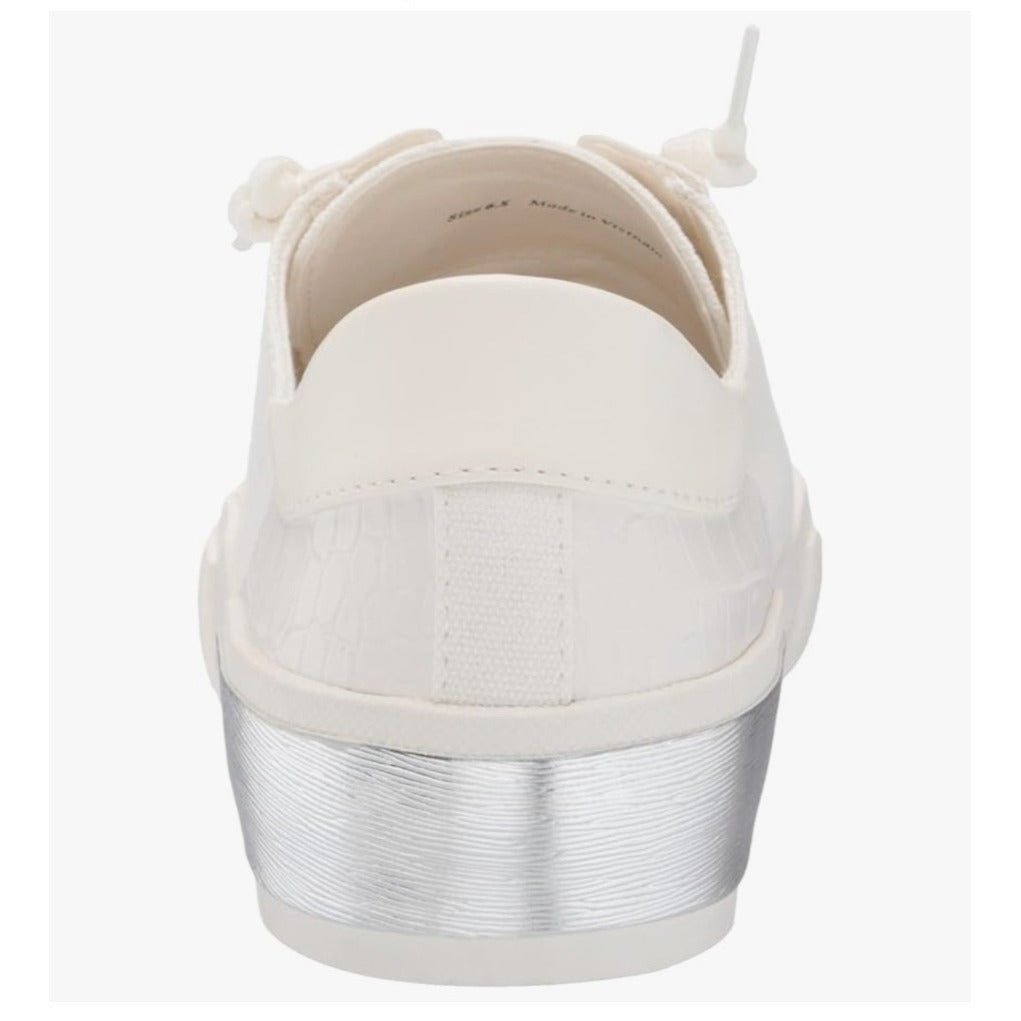 Dolce Vita Womens Zoey White Canvas Sneakers Size 9.5 Casual Comfortable Lightweight