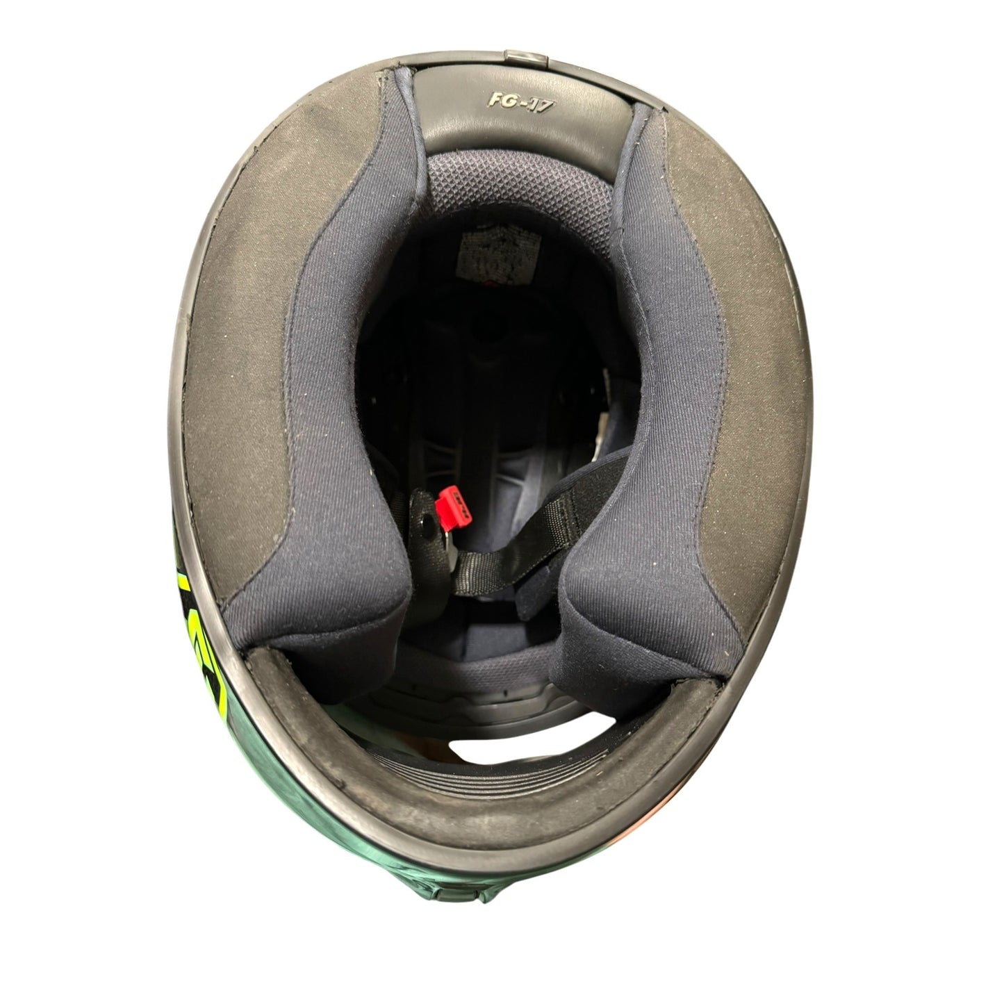 HJC FG-17 Motorcycle Helmet Size M Green & Gray