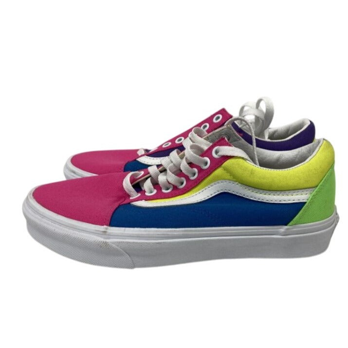 Vans Old Skool Multicolor Canvas Sneakers Men 6.5