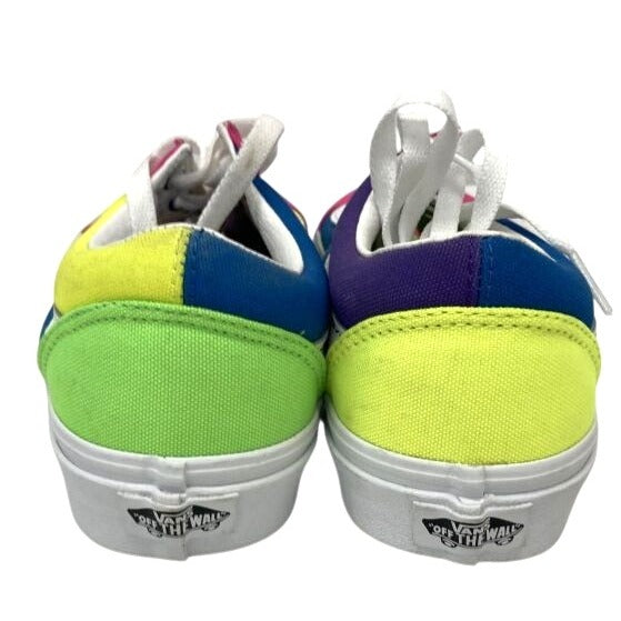 Vans Old Skool Multicolor Canvas Sneakers Men 6.5