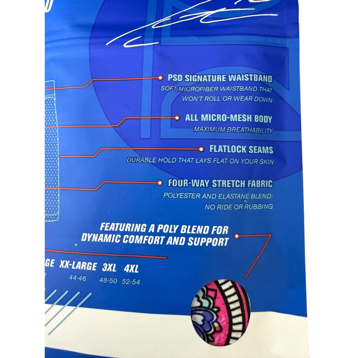 PSD Mens Mitch Marner Vice Boxer Briefs Paisley Print Size M
