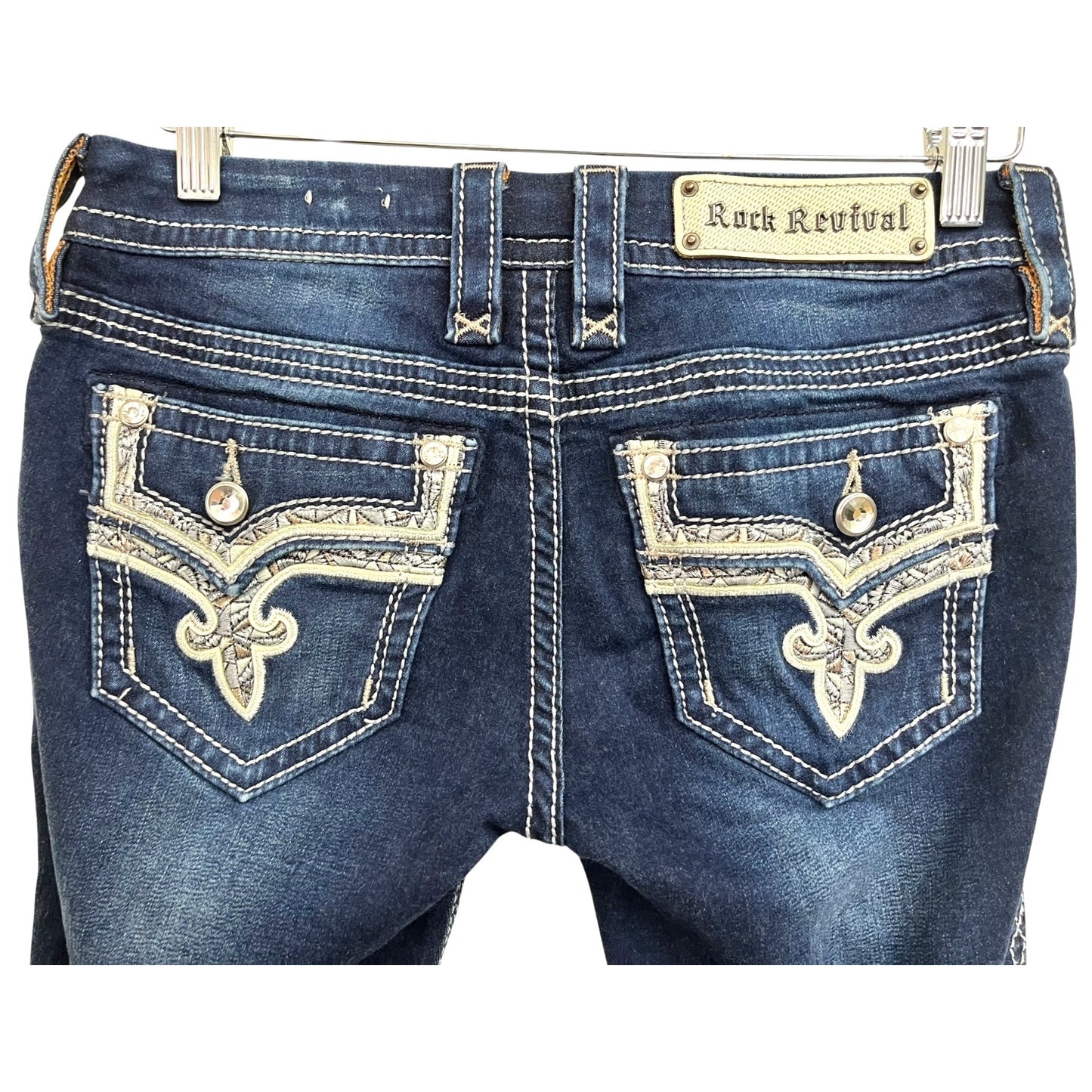 Rock Revival Betty Women's Crop Jeans Size 27