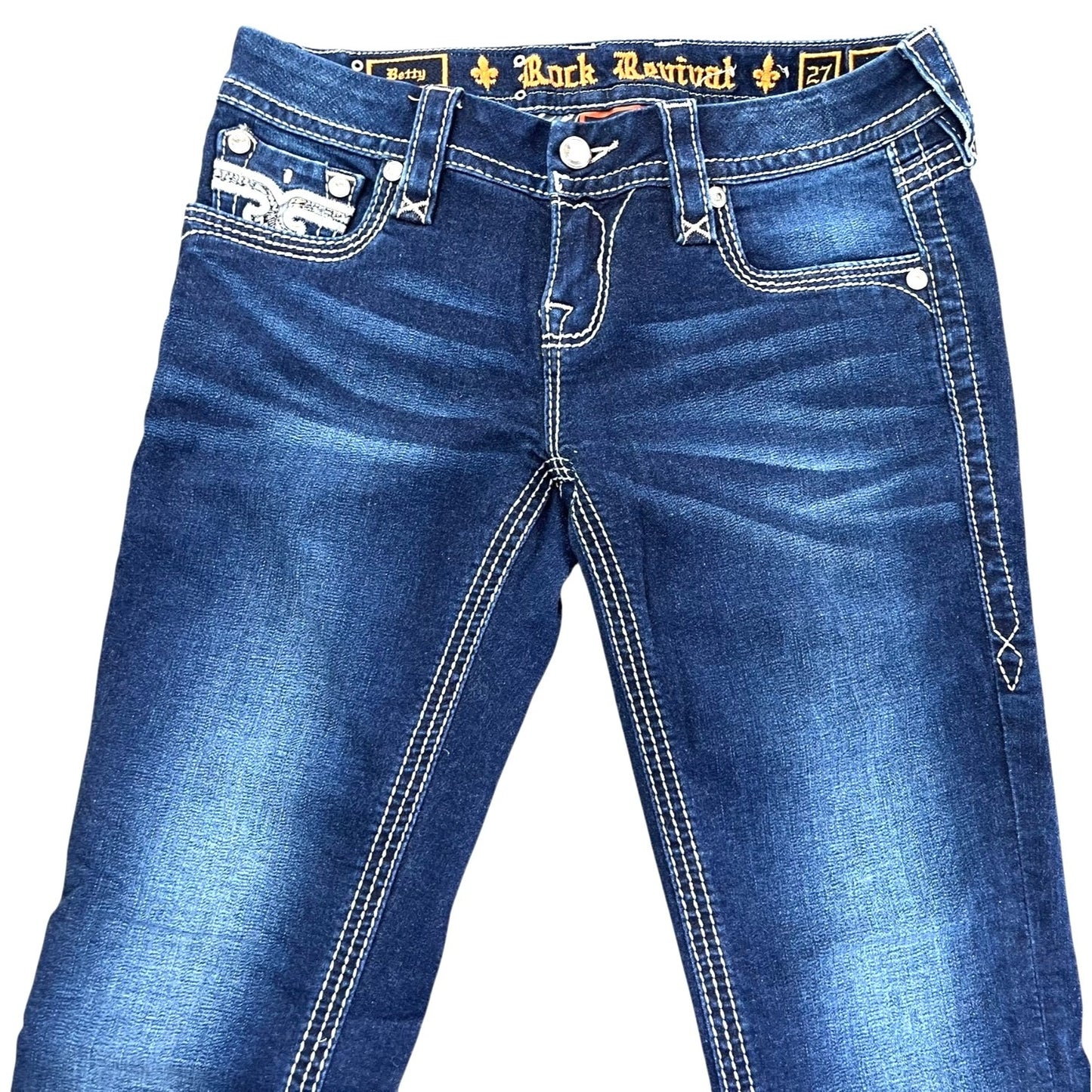 Rock Revival Betty Women's Crop Jeans Size 27