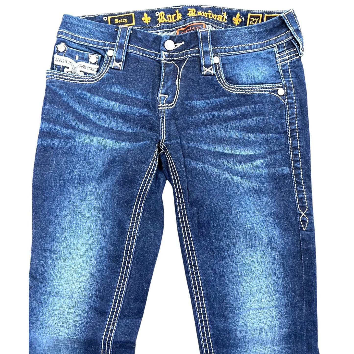 Rock Revival Betty Women's Crop Jeans Size 27