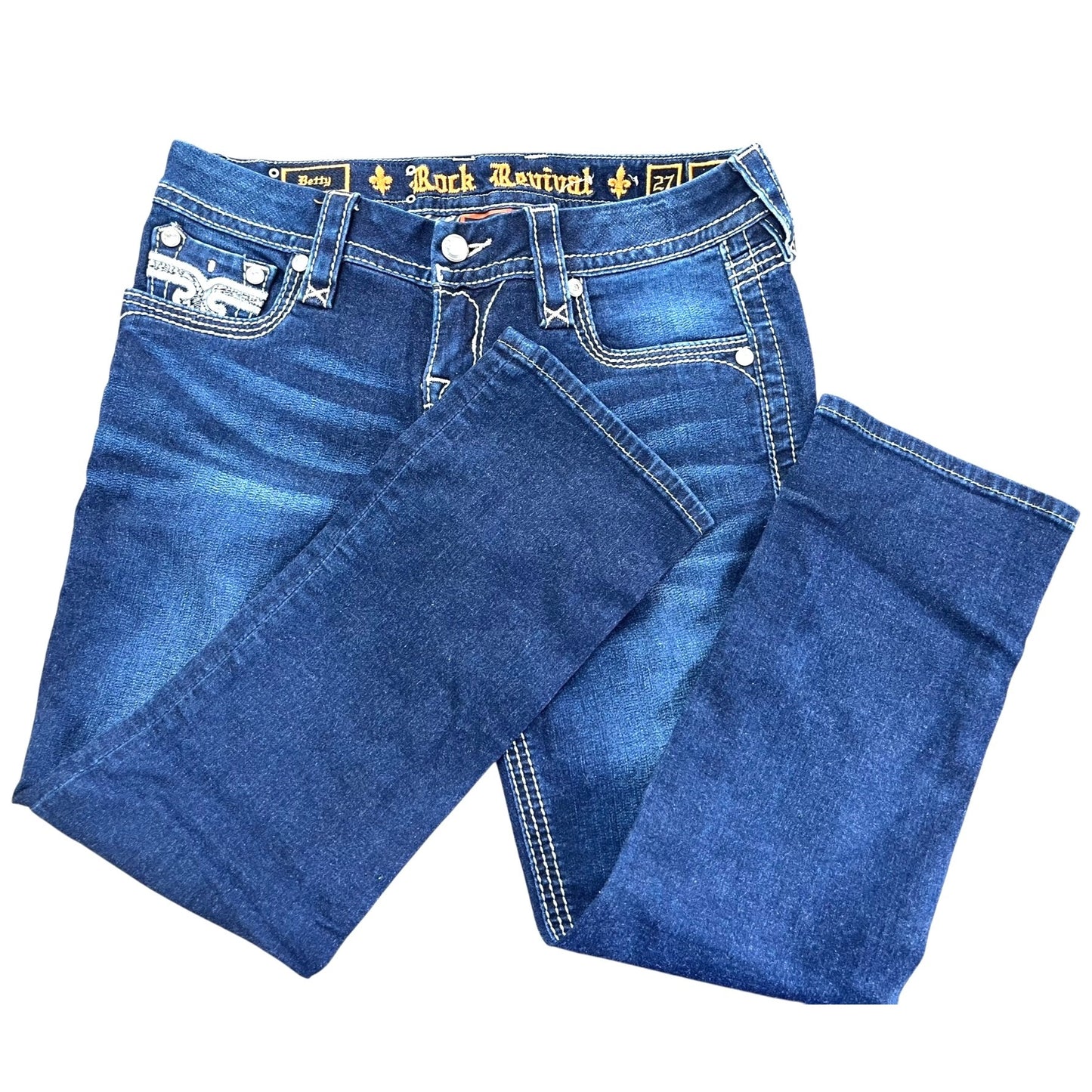 Rock Revival Betty Women's Crop Jeans Size 27