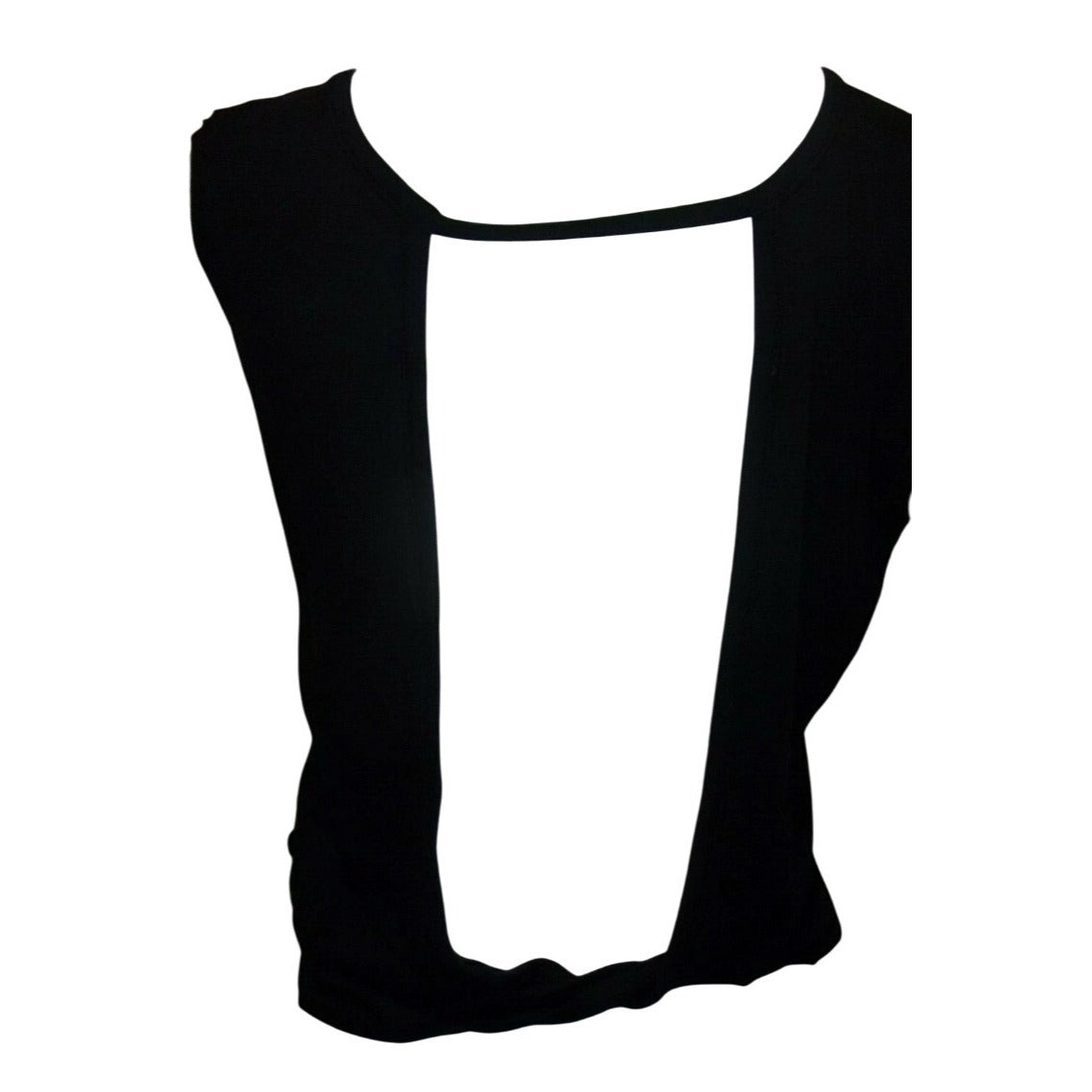 Zumba Fitness Love Over Likes Open Back Tank Top Black With Graphic Design Womens XS NWT