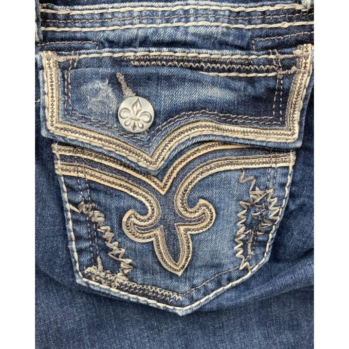 Rock Revival Kai Easy Boot Blue Jeans - Size 31