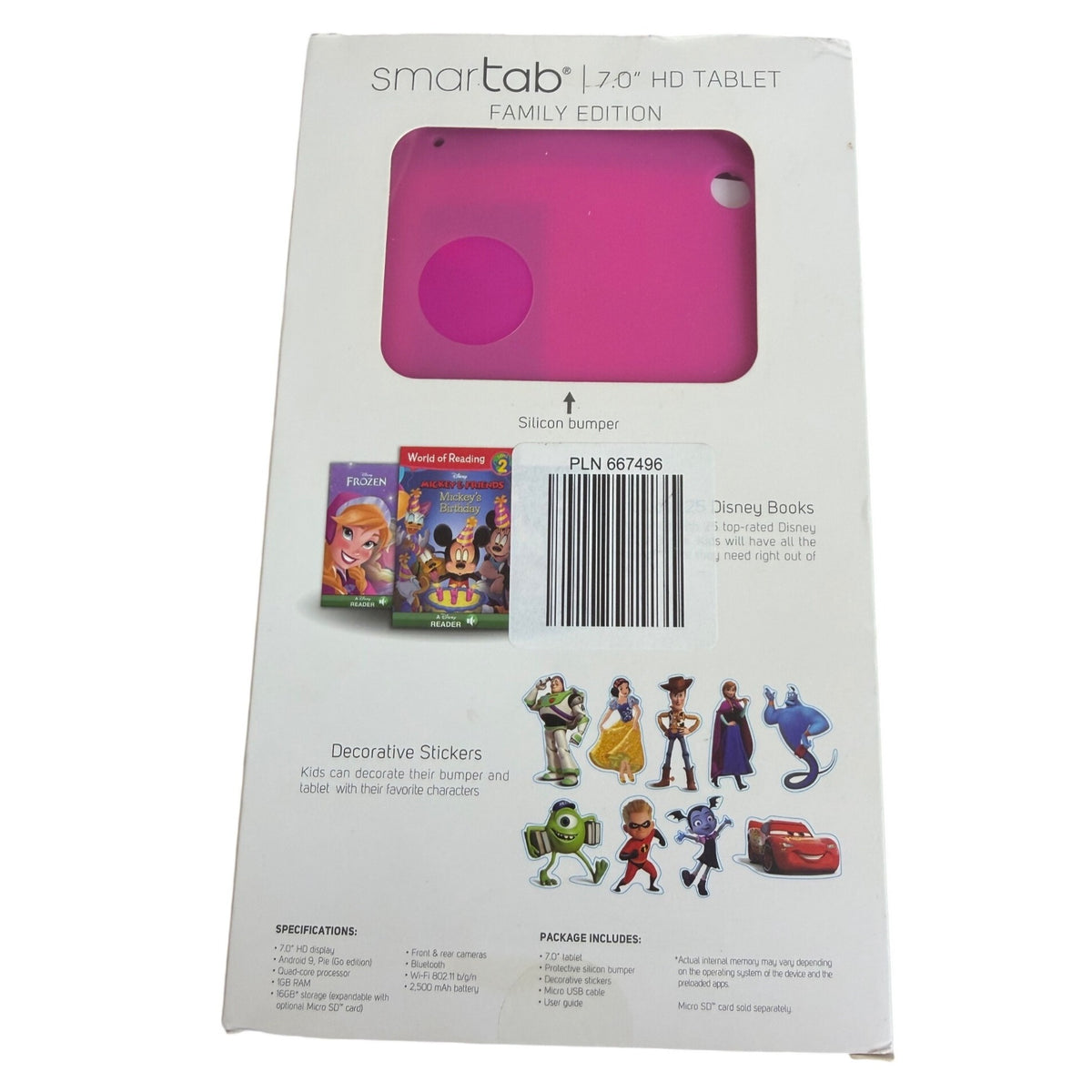 SmartTab 7" HD Tablet Family (Disney) Edition Android 9 Pie