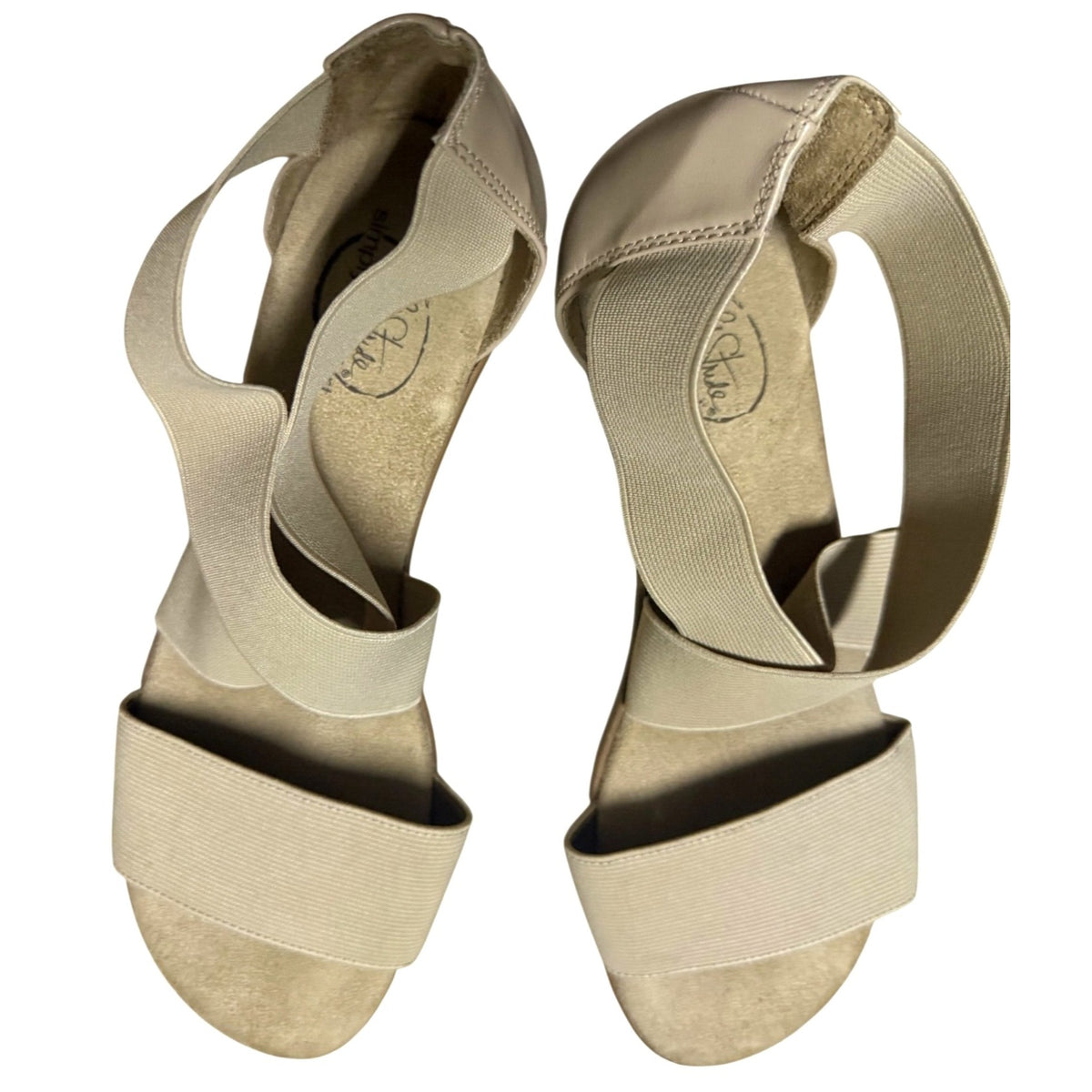 LifeStride Tellie Wedge Sandals Size 8
