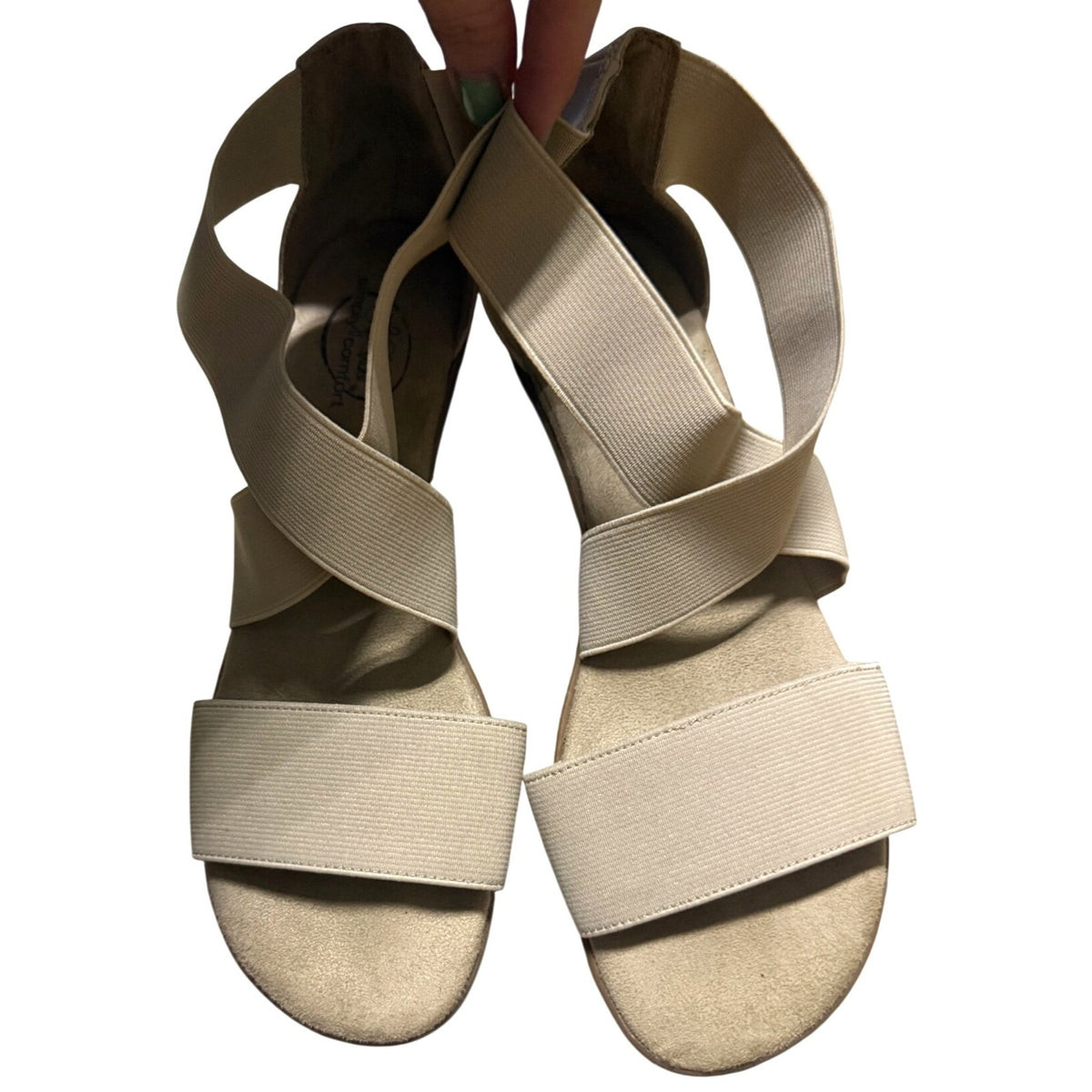LifeStride Tellie Wedge Sandals Size 8