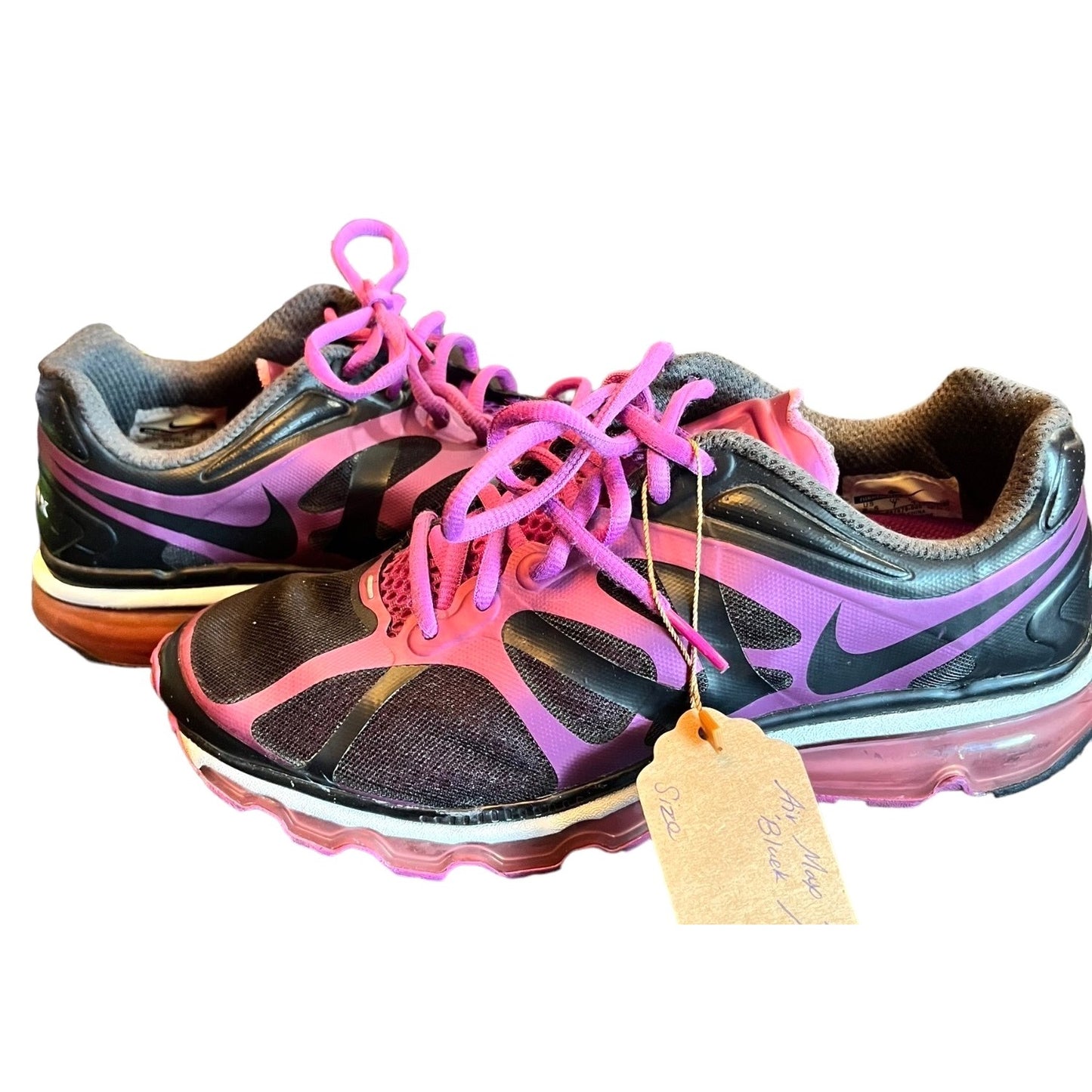 Nike Air Max Black Magenta Women's Size 9.5