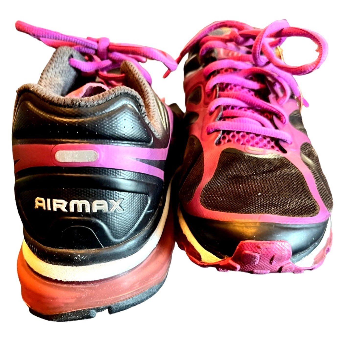 Nike Air Max Black Magenta Women's Size 9.5