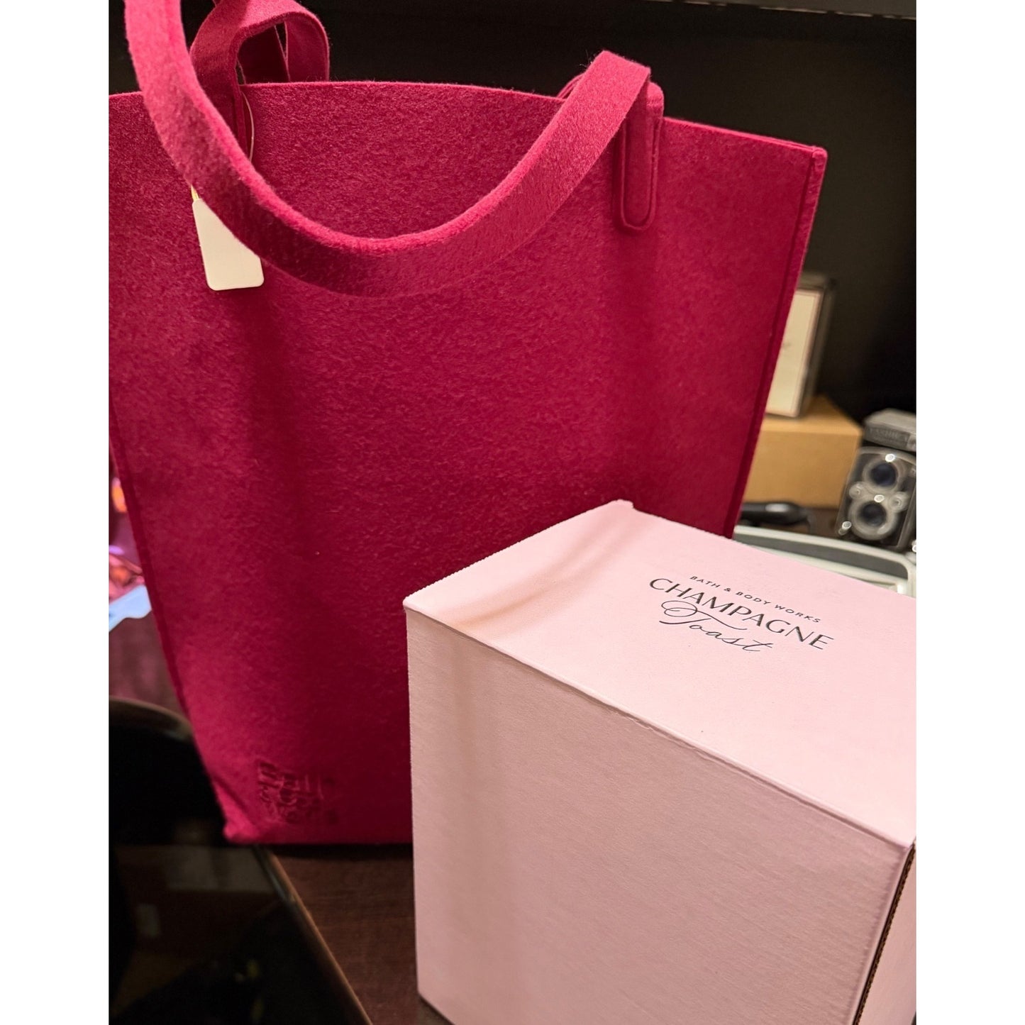 Bath & Body Works Champagne Toast 9pc Gift Set With Tote NEW