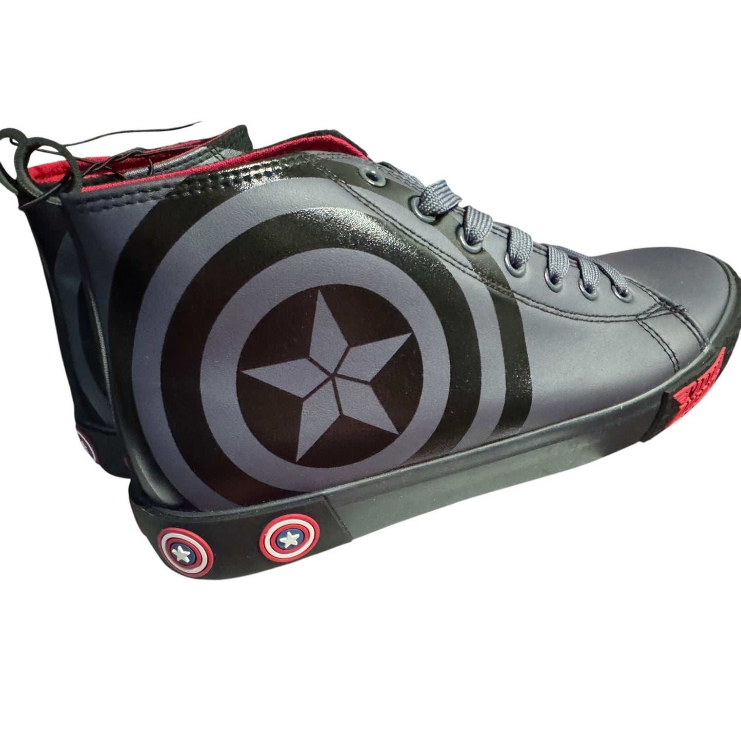 Marvel Captain America High-Top Men's Sneakers Size 10