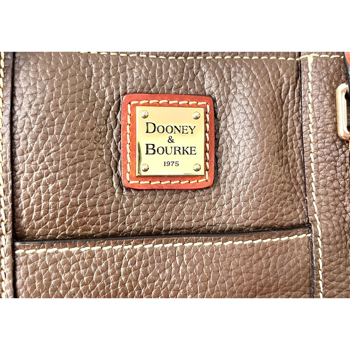 Dooney & Bourke Pebble Leather Tote Bag