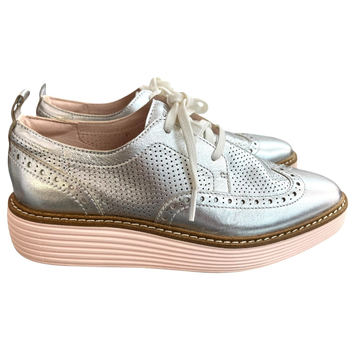 Cole Haan Women's Original Grand Platform Wingtip Oxford SZ 5.5