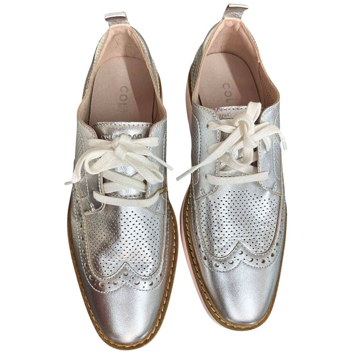 Cole Haan Women's Original Grand Platform Wingtip Oxford SZ 5.5