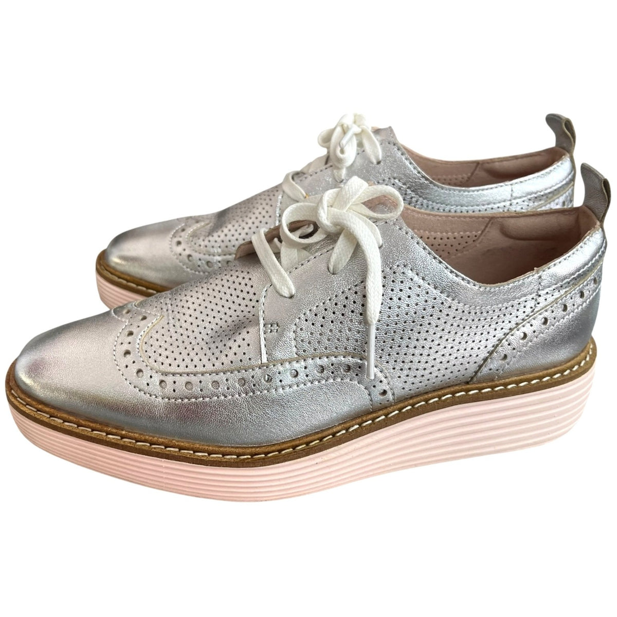 Cole Haan Women's Original Grand Platform Wingtip Oxford SZ 5.5