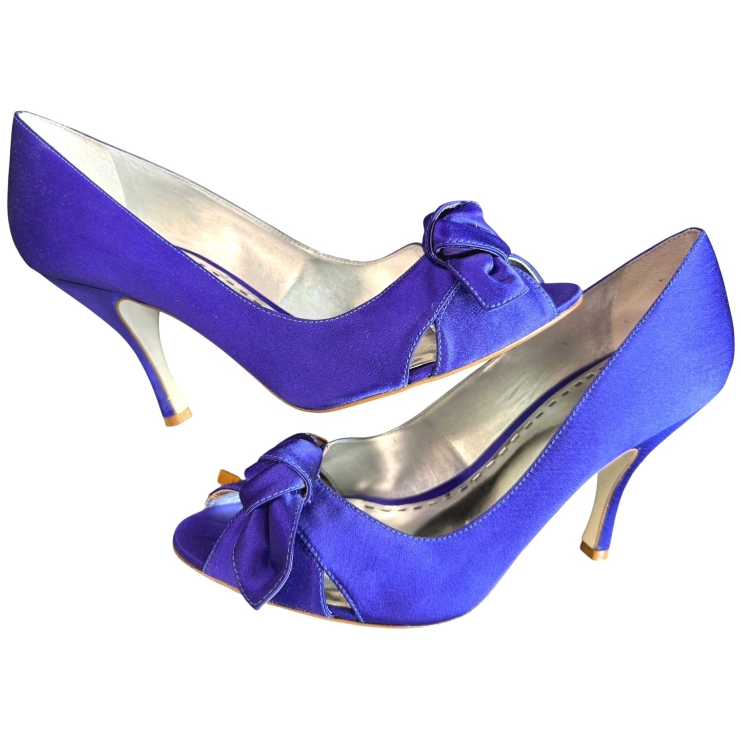Gianni Bini Purple Peep-Toe Heels Size 8.5