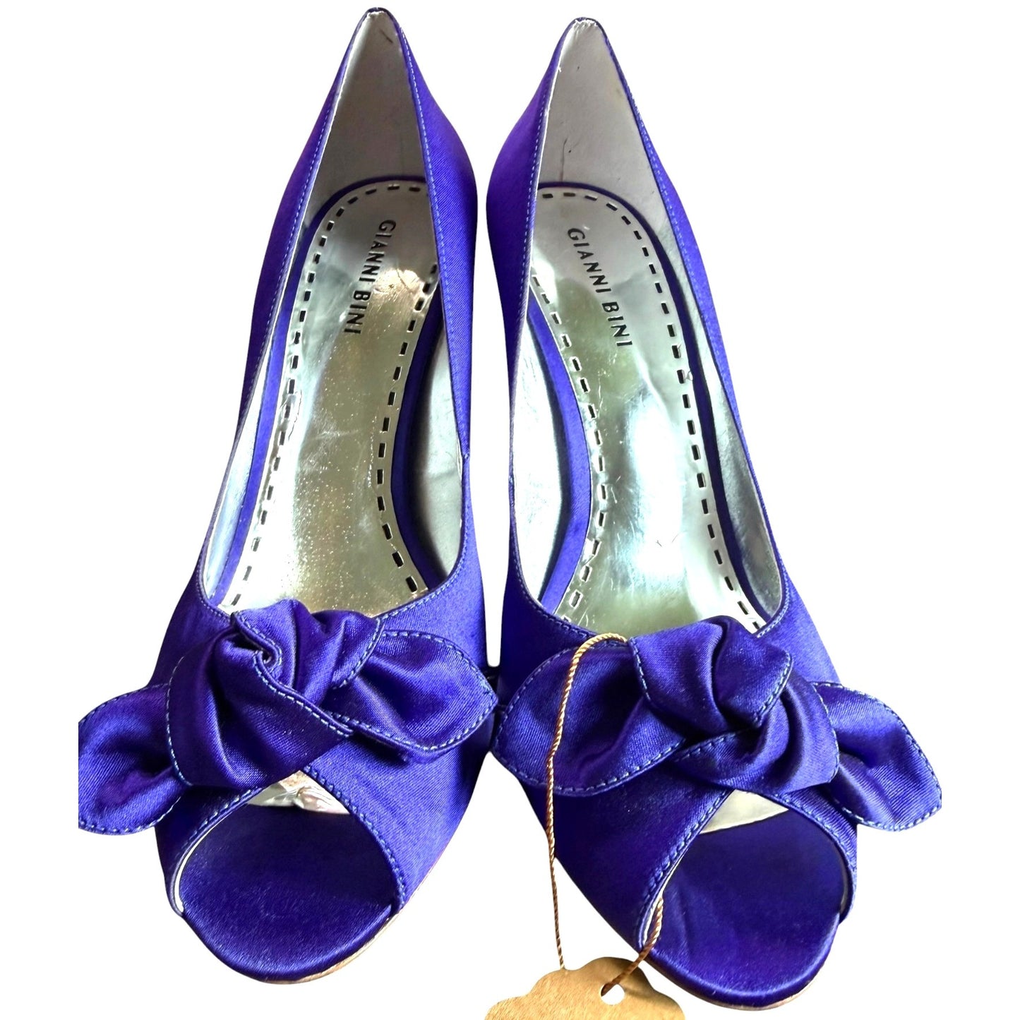 Gianni Bini Purple Peep-Toe Heels Size 8.5