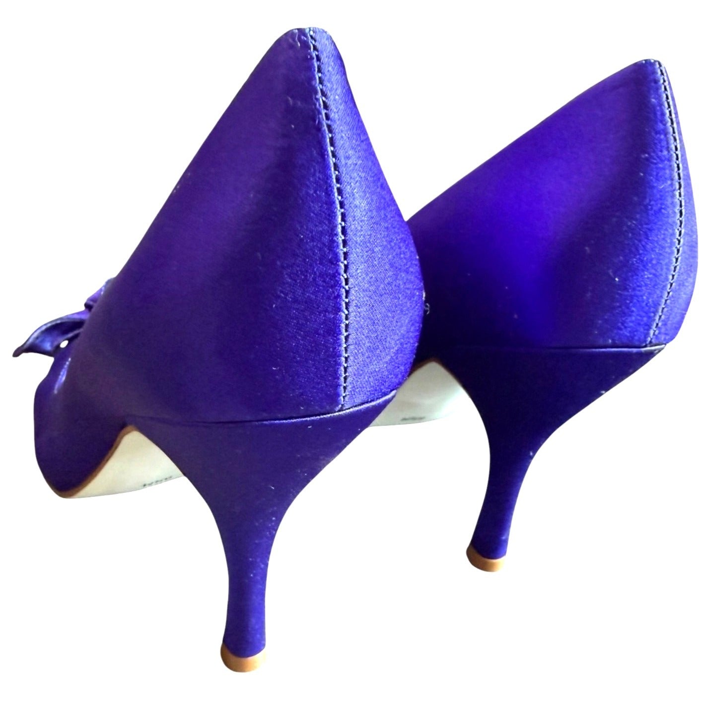 Gianni Bini Purple Peep-Toe Heels Size 8.5