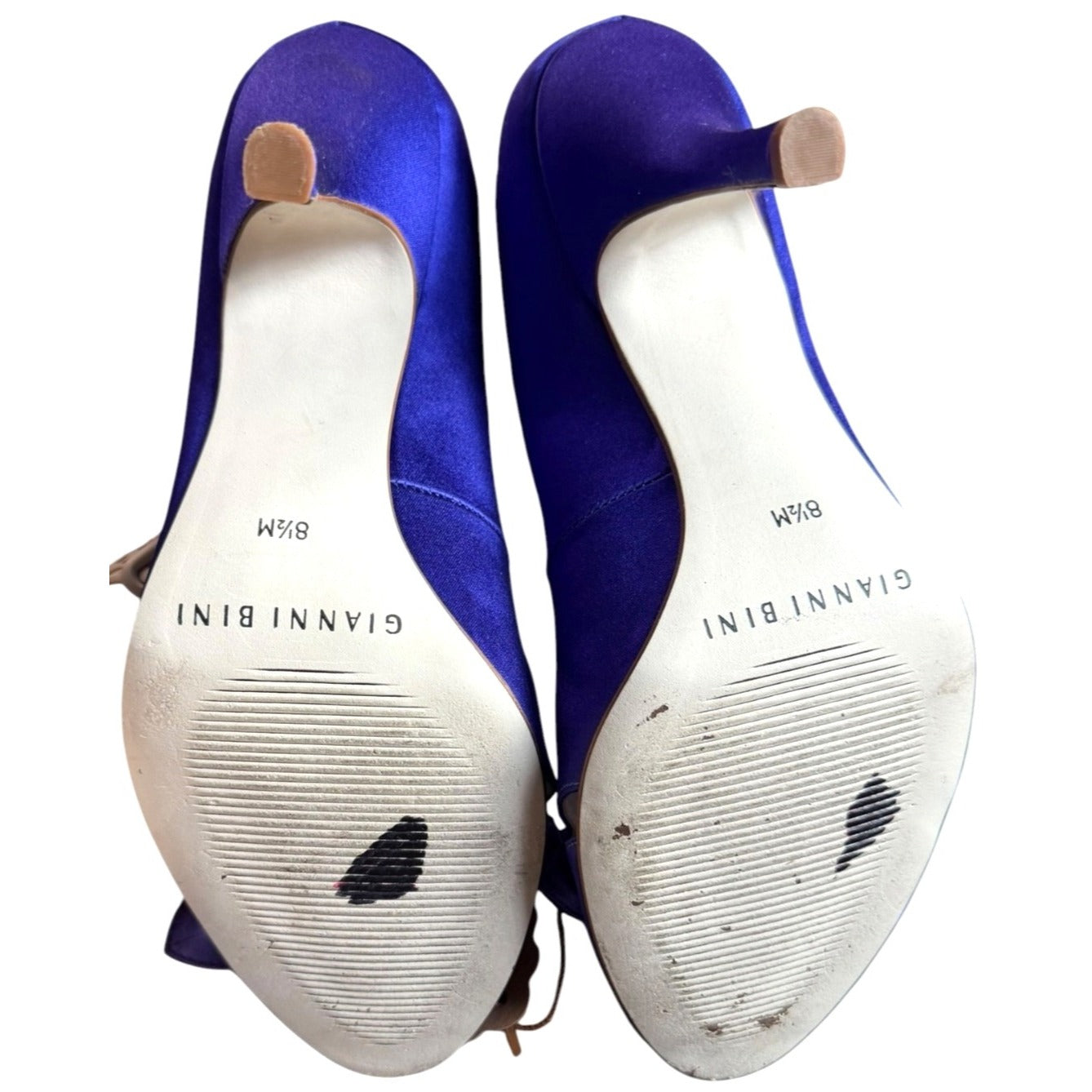 Gianni Bini Purple Peep-Toe Heels Size 8.5