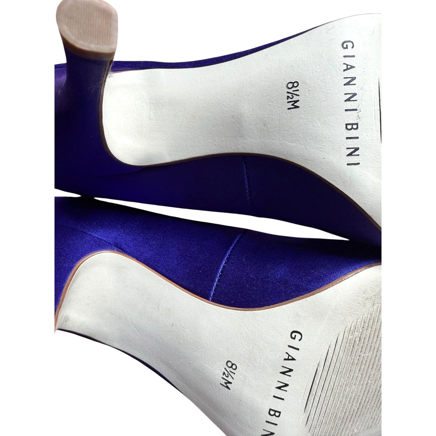 Gianni Bini Purple Peep-Toe Heels Size 8.5