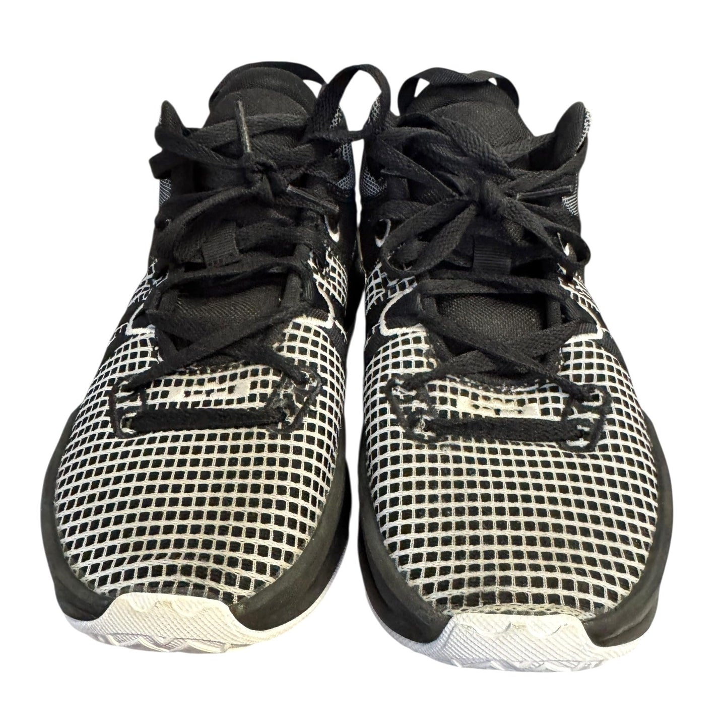 Nike Witness VII Black/White Mens High-Performance Basketball Shoes Size 8.5