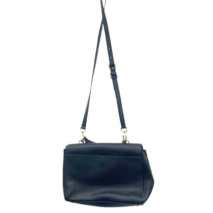 Michael Kors Black Ava Saffiano Leather Shoulder Bag