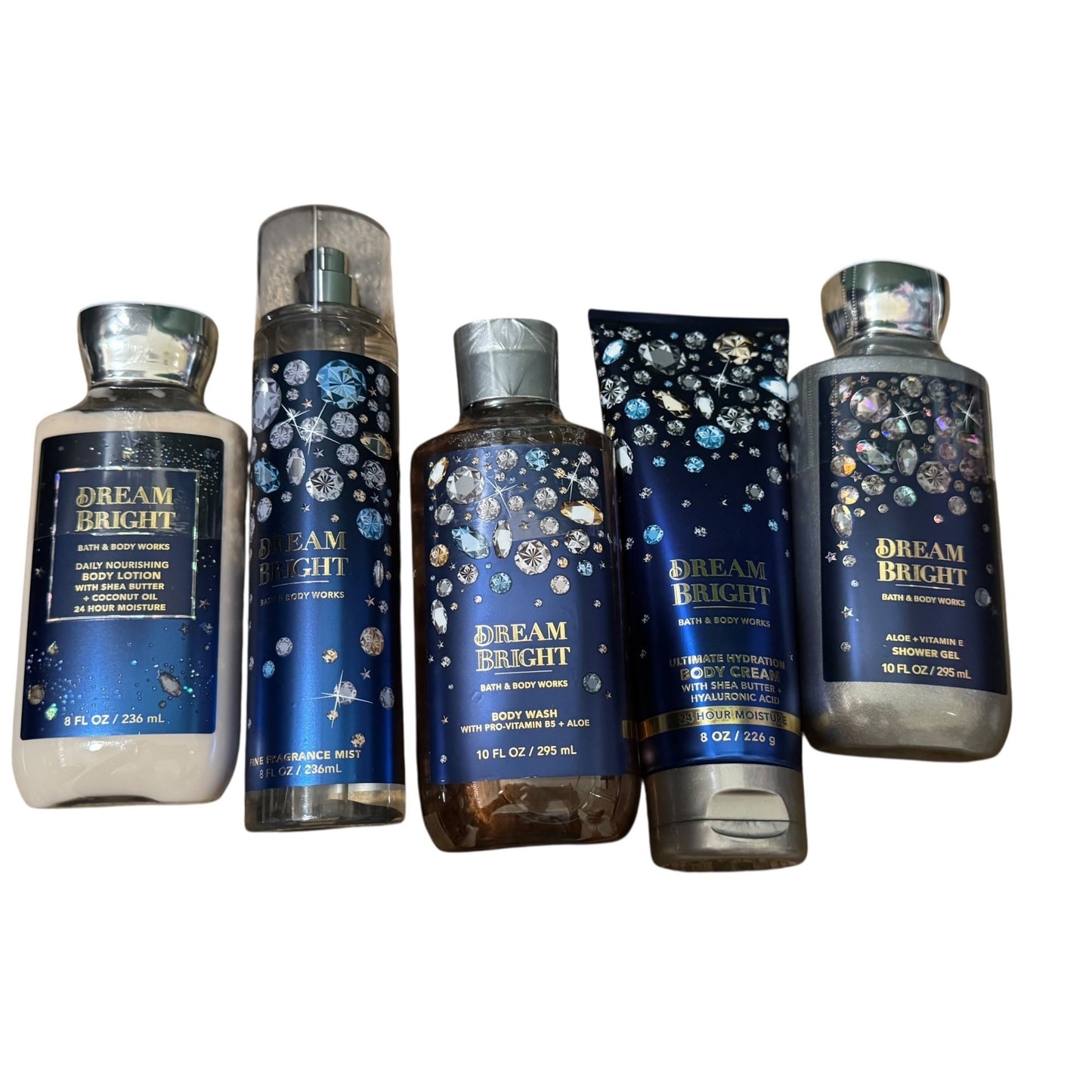 Bath & Body Works 5 Piece Dream Bright Body Care Set