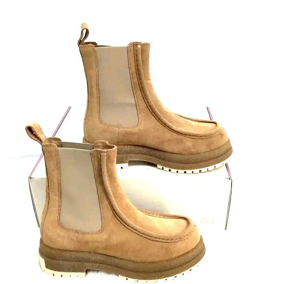 CALIA  By Carrie Underwood SAMIE Moc Toe Boots NWT Tan Winter Size 7