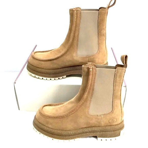 CALIA  By Carrie Underwood SAMIE Moc Toe Boots NWT Tan Winter Size 7