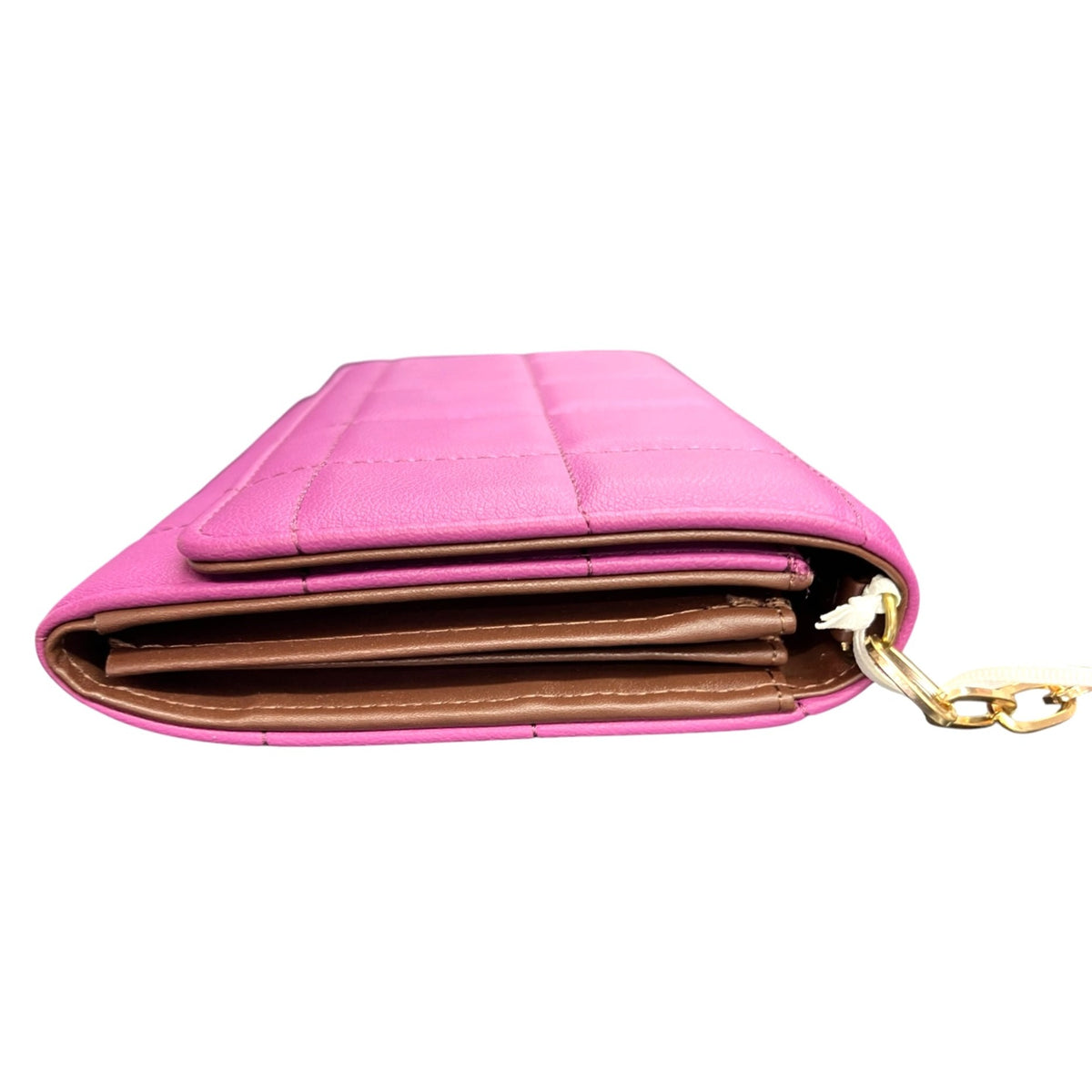 Alyssa by Urban Expressions Riley Quilted Pink Crossbody Bag