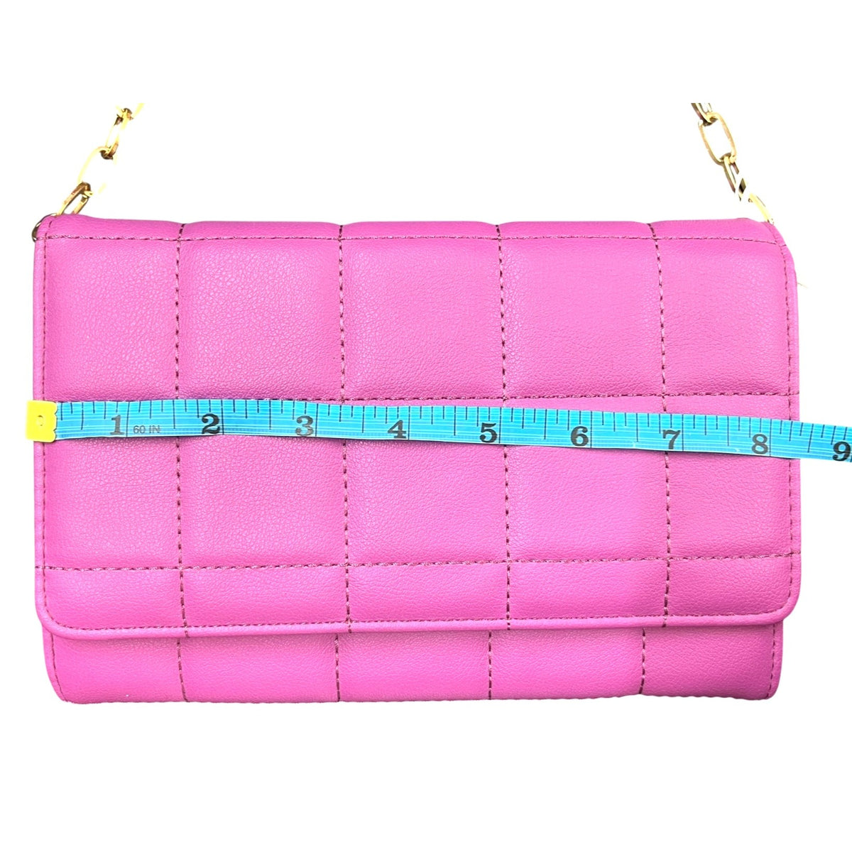 Alyssa by Urban Expressions Riley Quilted Pink Crossbody Bag