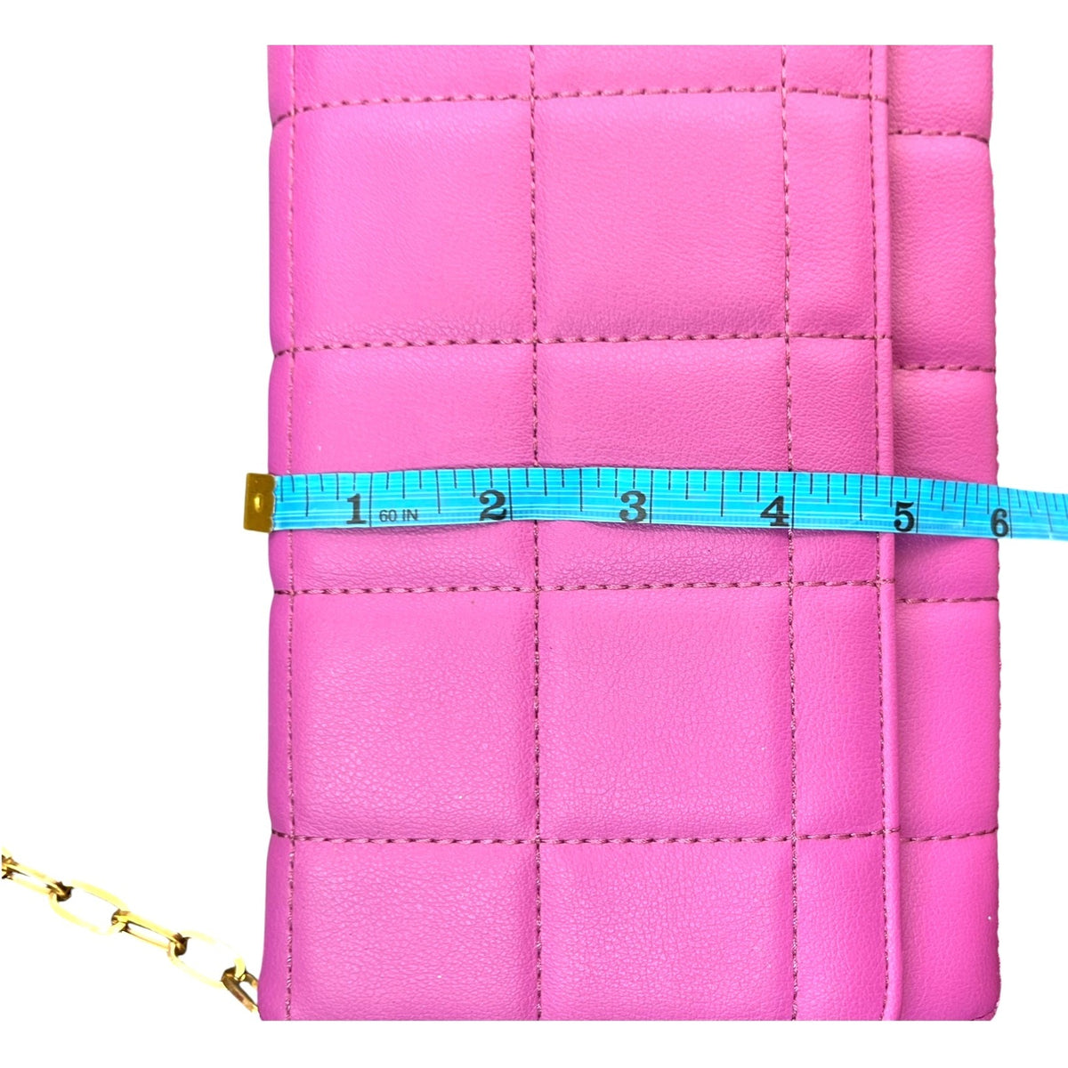 Alyssa by Urban Expressions Riley Quilted Pink Crossbody Bag