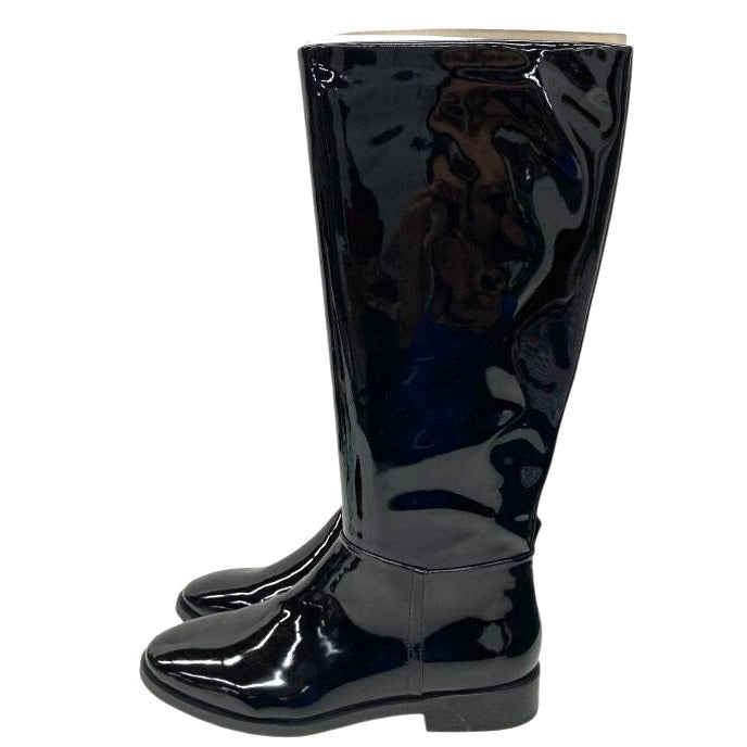 Aerosoles Black Patent Leather Knee-High Riding Boots US 9 NWB
