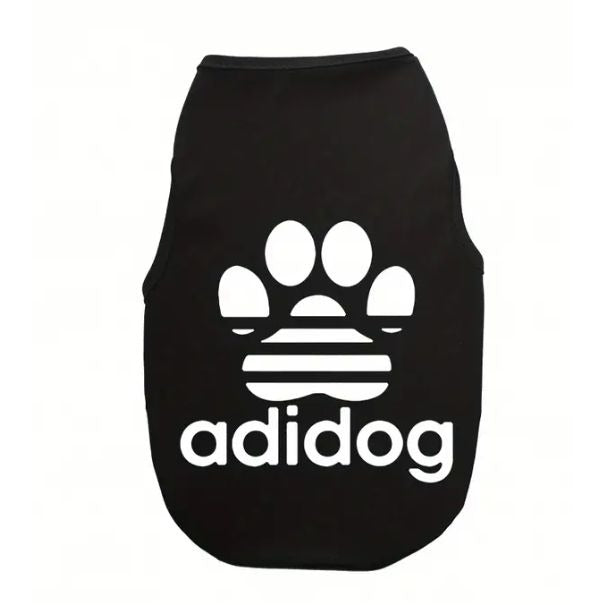 Adidog Pet Dog Cat Shirt Black Size L Soft Comfortable NEW