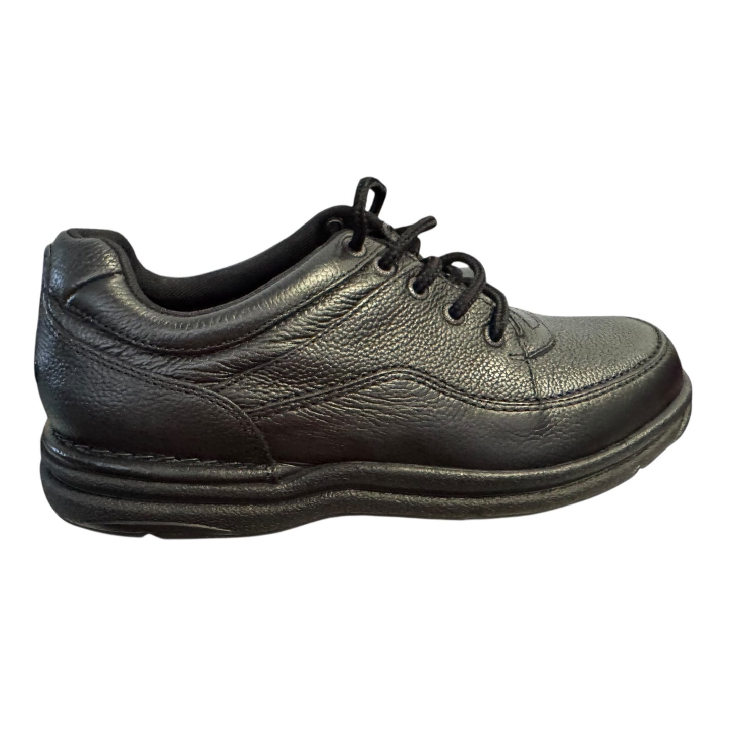 Rockport Mens World Tour Classic Black Leather Lace-Up Shoes Size 10.5 NWOB