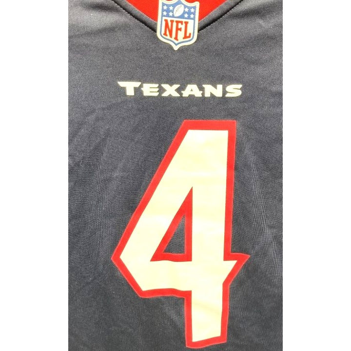 NFL Houston Texans Jersey Deshaun Watson #4 Dark Blue Size XL Nike Official